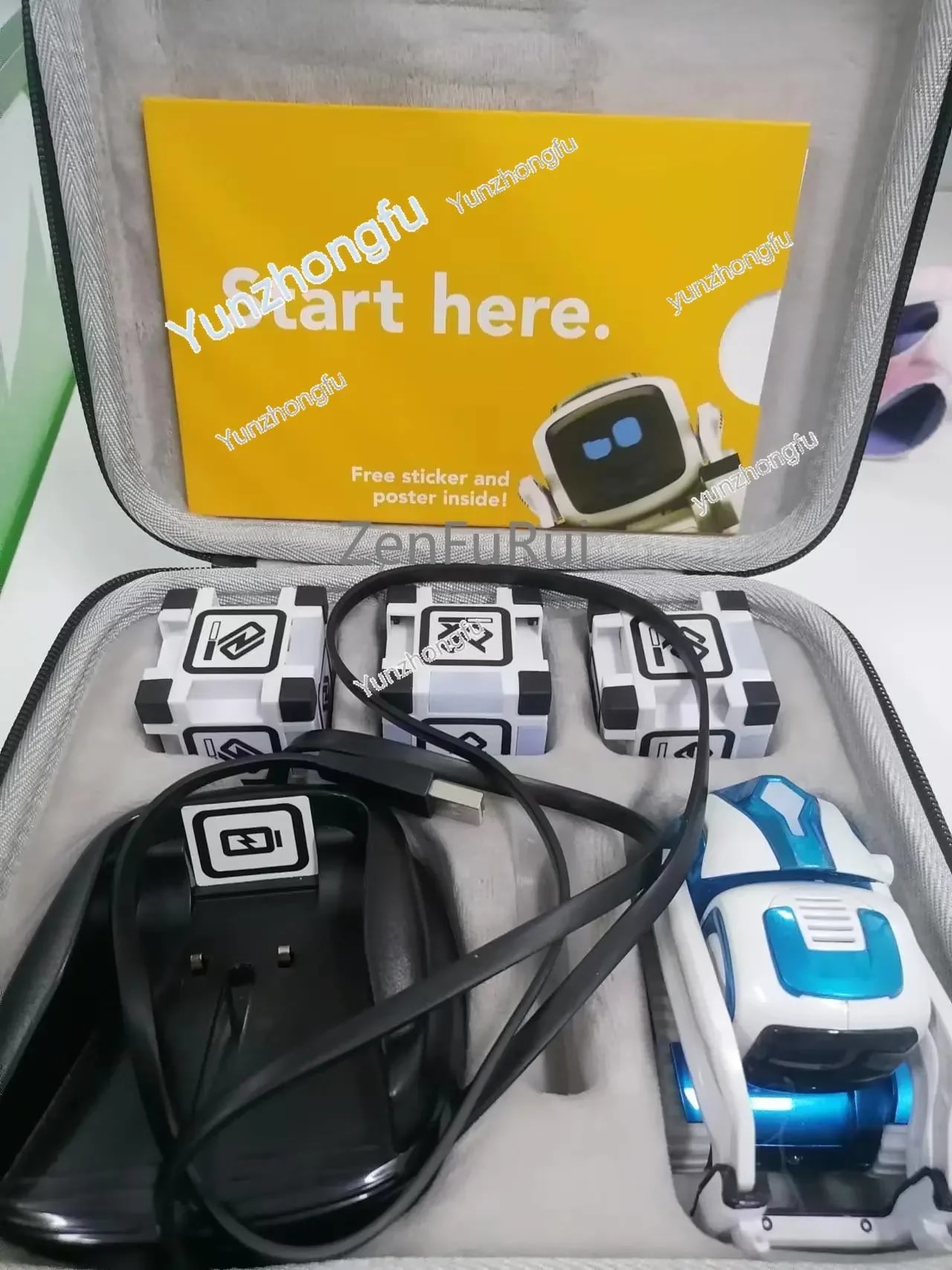 【Shop Now and Save】 Anki Cozmo Digital Second Intelligent Robot Remote Control Music Dancing Charging.