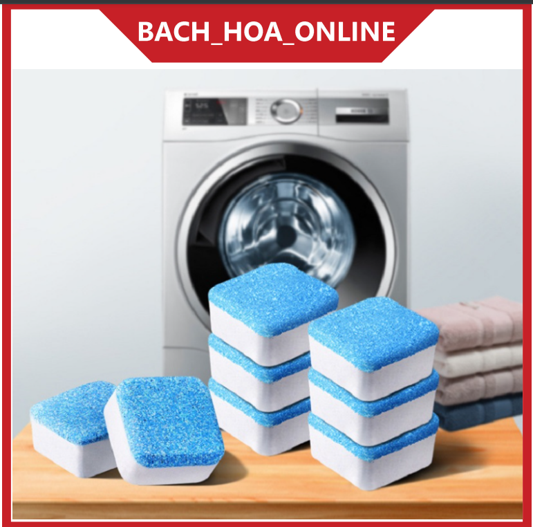 Hộp 12 Viên Tẩy Vệ Sinh Lồng Máy Giặt - Tẩy Sạch Cặn Bẩn Lồng Giặt Diệt khuẩn 99% thumbnail