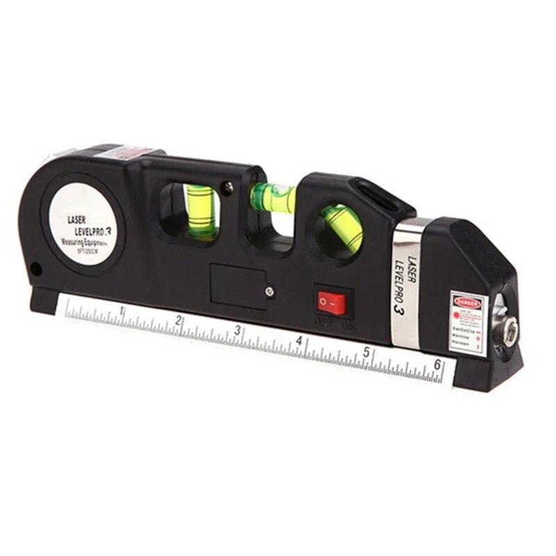 Laser Ruler Laser Level and Spirit Level Multipurpose Metric Rulers