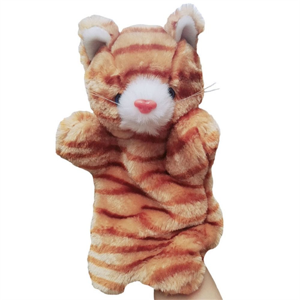 GFGFD Learning Early Education Cat Dolls Rabbit Stuffed Animals Koala Animal Hand Puppet Children Puppets Plush Hand Doll Cartoon Plush Toys