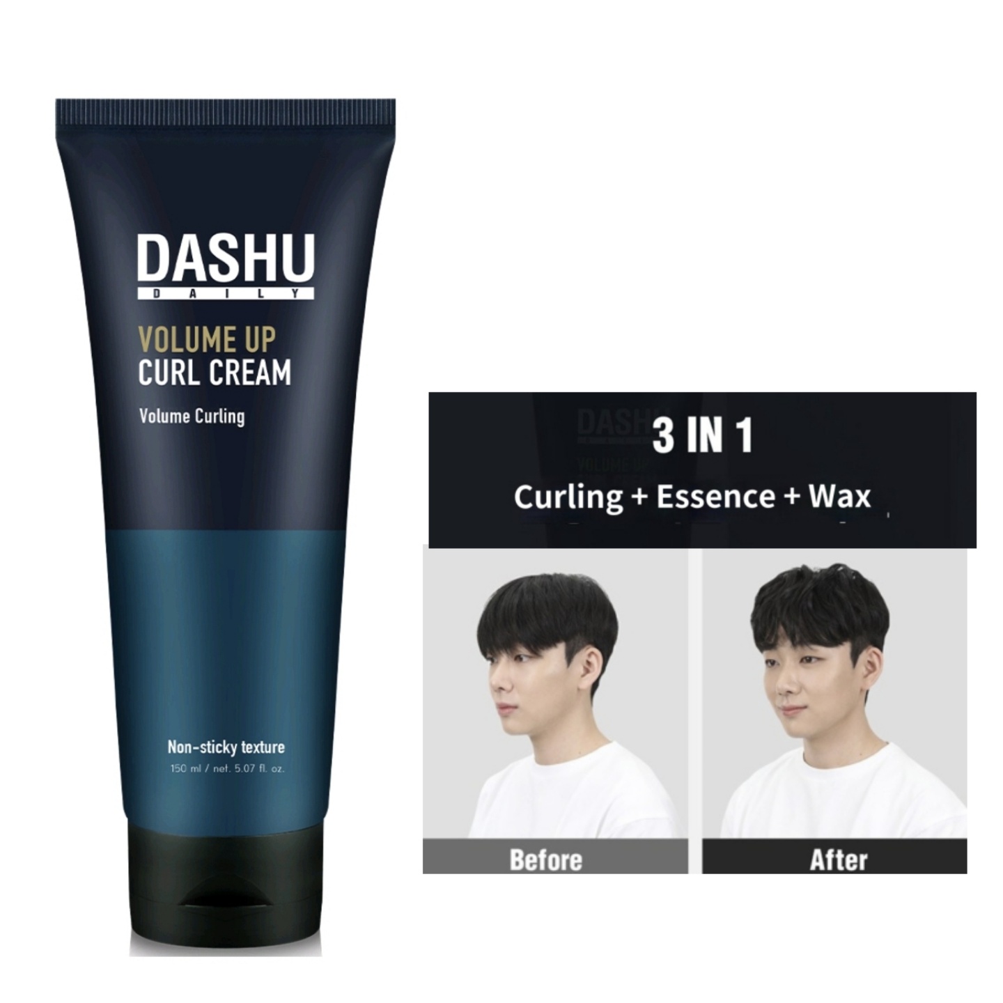Dashu hair Volume up Curl Cream 3in1 hair Curling Essence Wax | Lazada