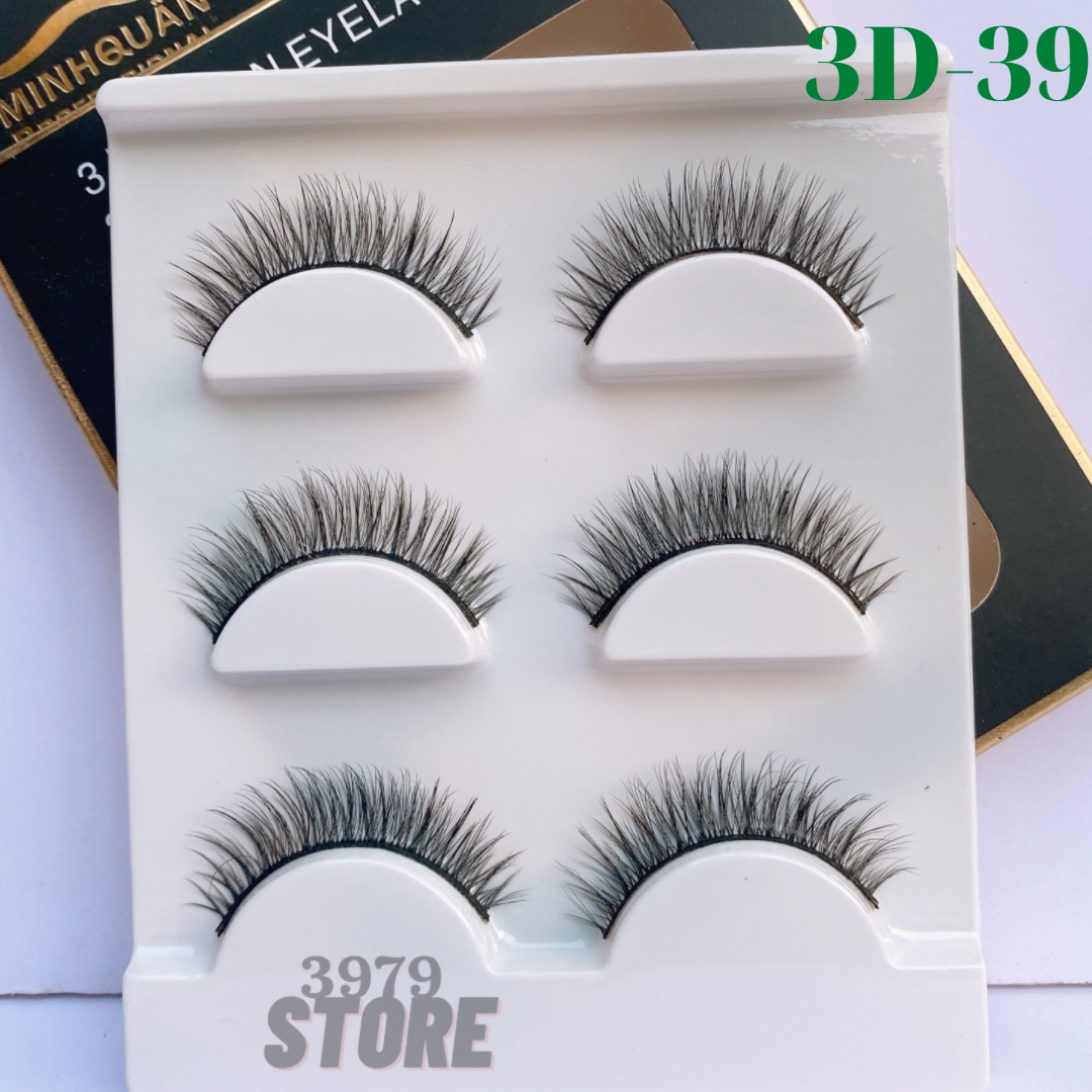 [HCM]Lông Mi Chồn 3D Loại Cao Cấp - 1 hộp 3 cặp mi