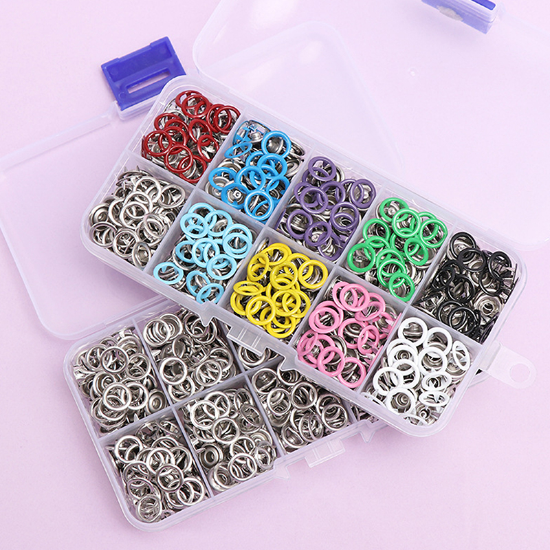 Plier%20Tool%2050/100pcs%20Colour%20Metal%20Snap%20Sewing%20Button%20Claw%20Set%20Hollow%20Solid%20Snap%20Fasteners%20Kit%20for%20Installing%20Clothes%20Bags%20-%20Image%204