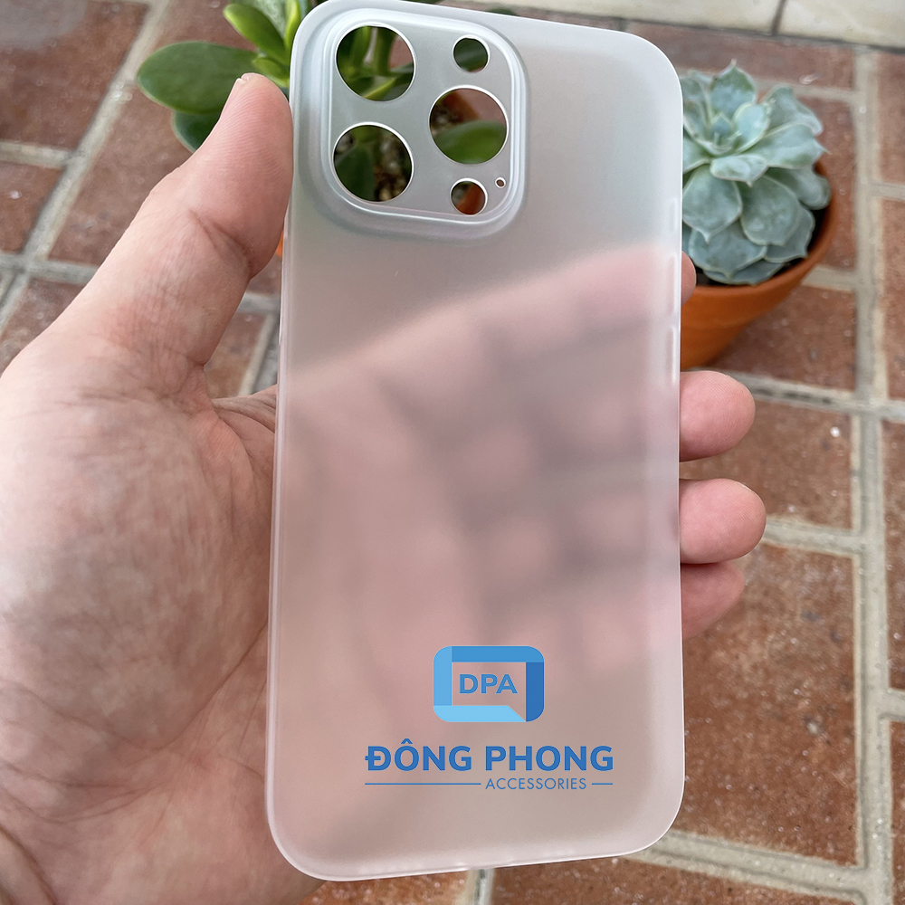 Combo 2 Ốp Lưng Trong Nhám Unibody iPhone 13 Pro Siêu Mỏng