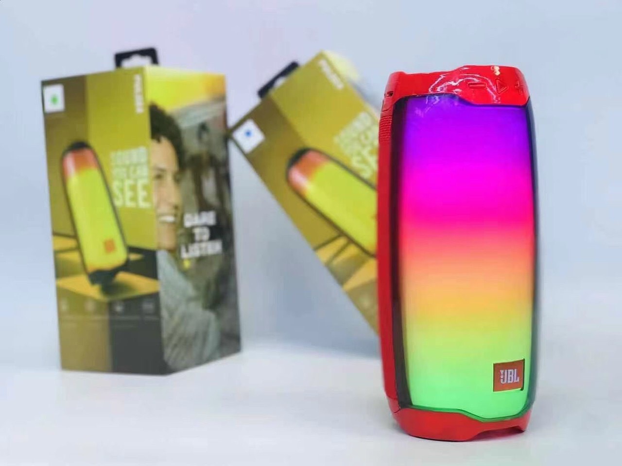 ?? LOA BLUETOOTH JBL PULSE 4 ?? LOA BLUETOOTH MINI JBL CÓ ĐÈN NHÁY PULSE 360