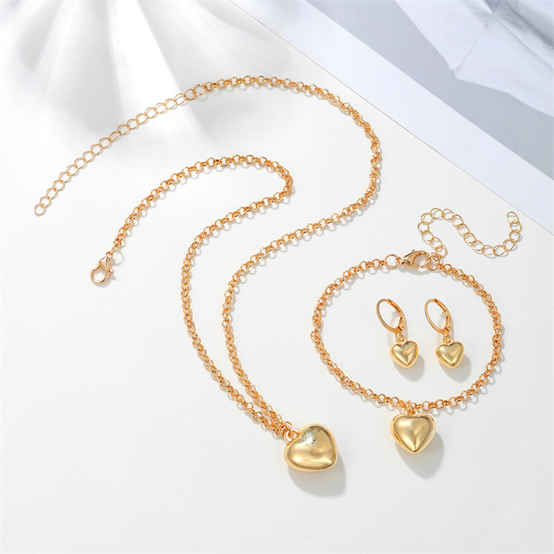 %E3%80%90Hot%20demand%E3%80%911Set%20Simple%20Fashion%20Golden%20Heart%20Pendant%20Earrings%20Necklace%20Bracelet%20Jewelry%20Set%20-%20Image%204