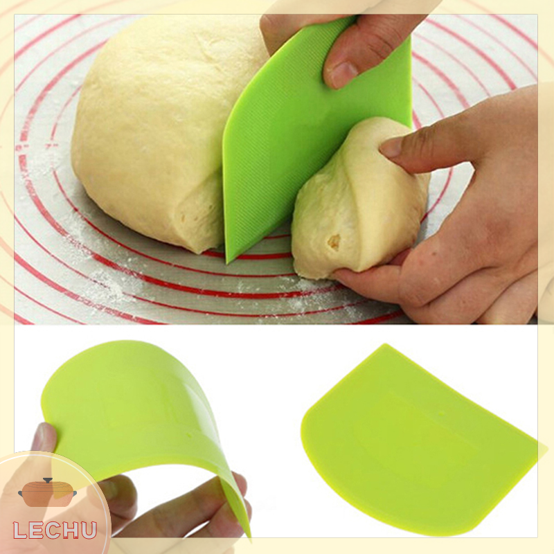 🥪 LECHU🍟 Dao cạo bột dao phết bơ Cây vét bột bánh kem mịn bằng nhựa dụng cụ nướng bánh ngọt
