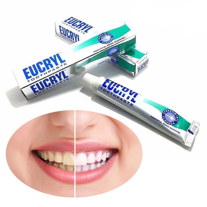 Kem Đánh Răng Làm Trắng Răng Eucryl Toothpaste 50g