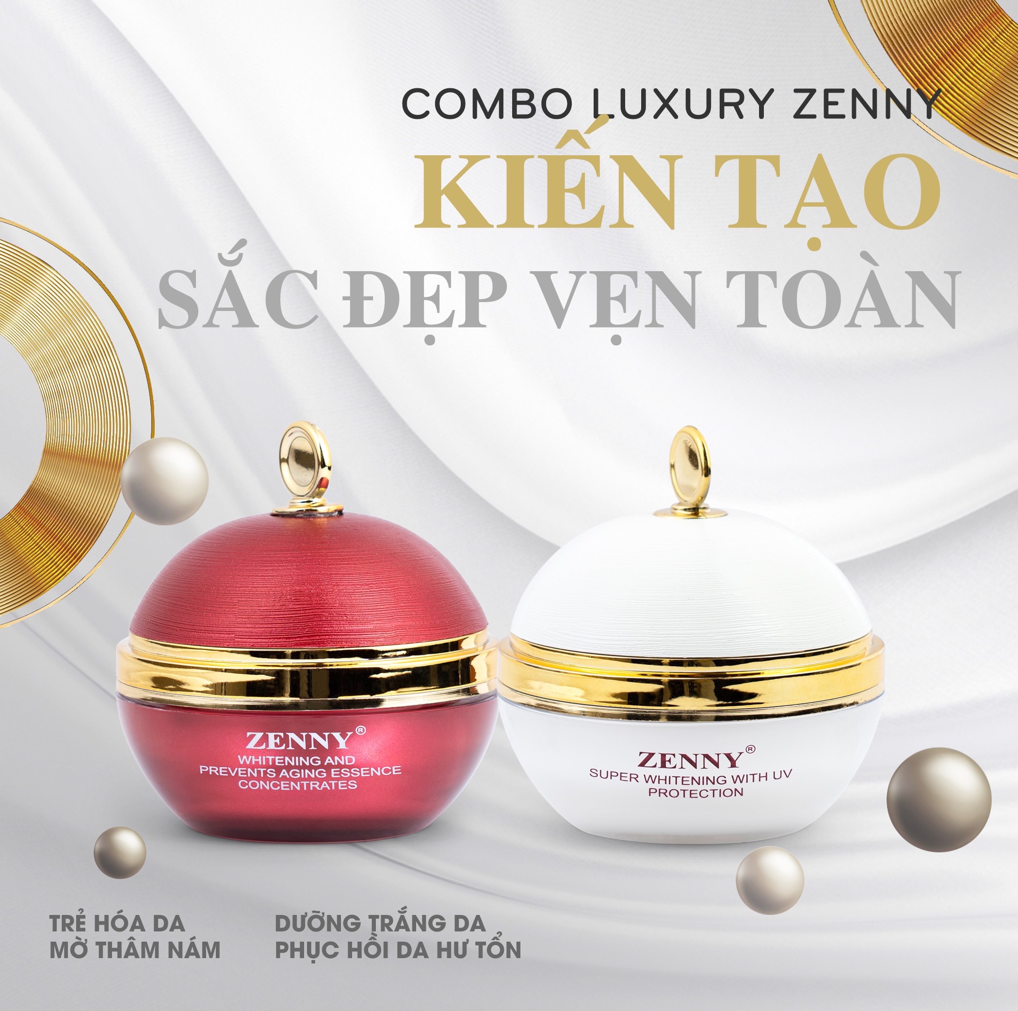 KEM FACE ZENNY LUXURY (MẪU MỚI)- KEM ĐÊM