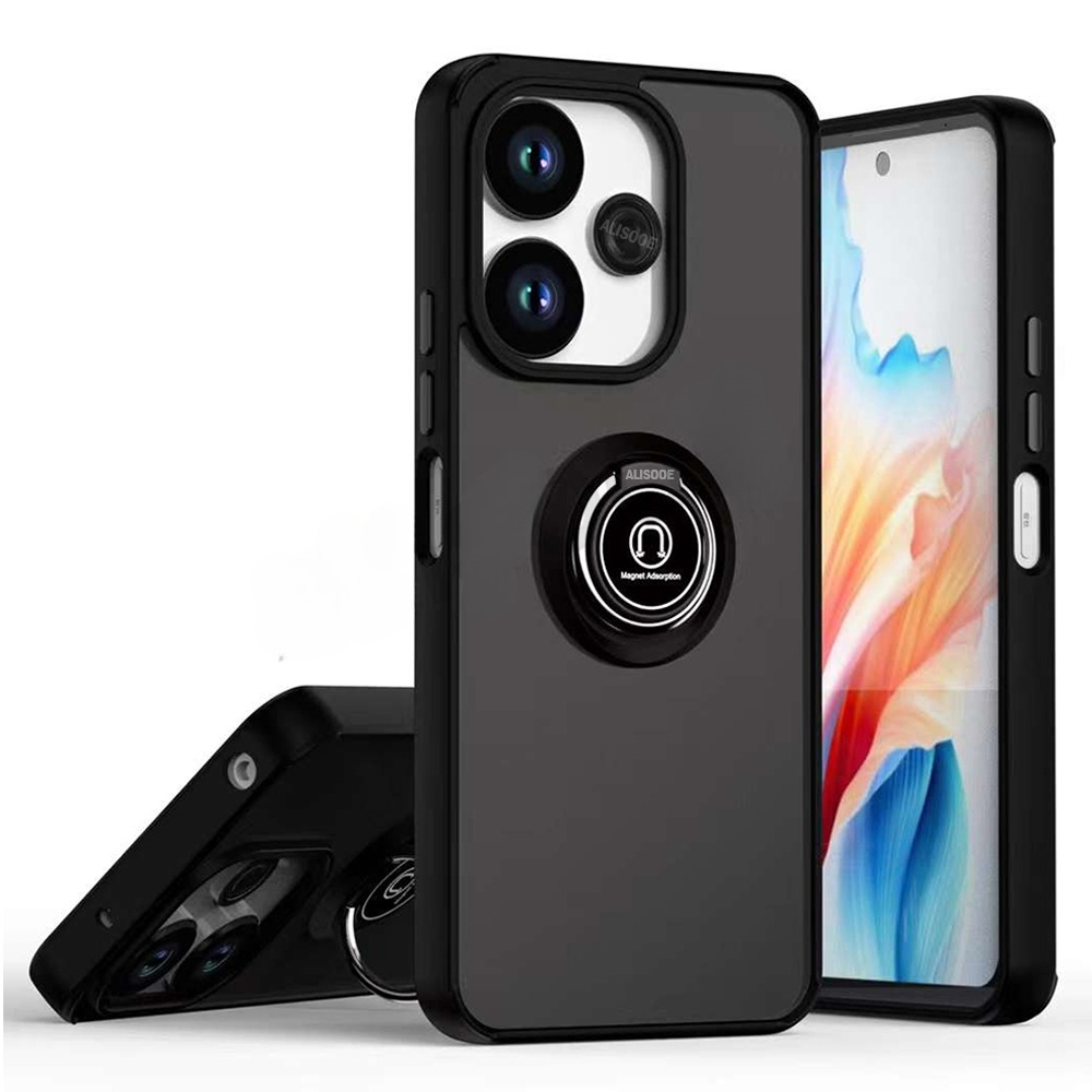 Phone cover Redmi 13X Back case Side Stripe Design Soft TPU Matte Texture Multifunctional Bracket All Inclusive Protection For Redmi 13X Phone cases.
