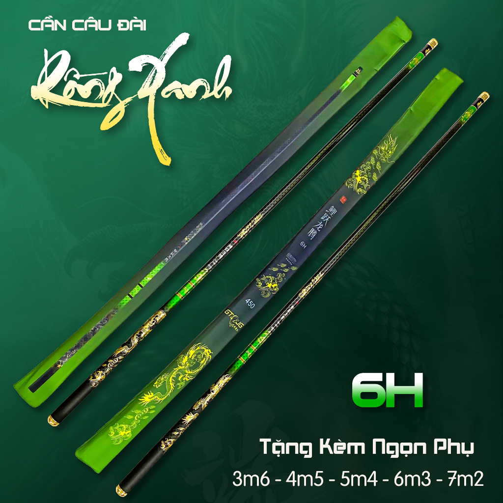 Cần câu Rồng Xanh 3D - 6H