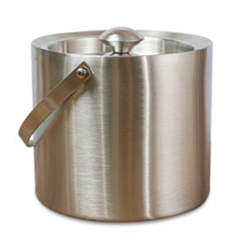 3L Double Wall Insulated Stainless Steel Ice Bucket Wine Champagne