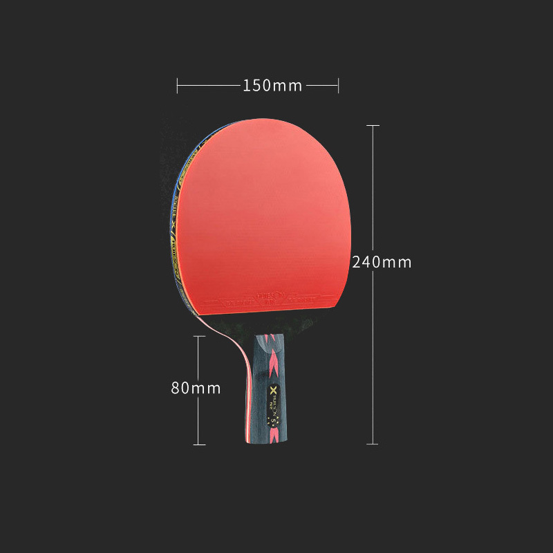 High elasticity table tennis racket, carbon table tennis board, indoor sports table tennis racket set