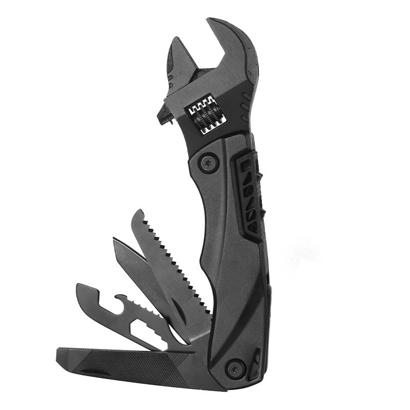 Outdoor camping multi-function wrench multi-purpose wrench folding saw