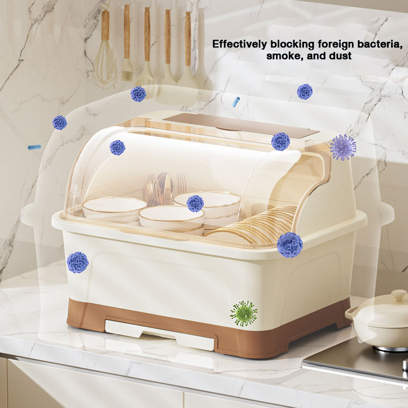 Bowls, chopsticks, storage box, kitchen, household, covered dormitories, dish storage rack, plastic cupboard, bowl box, and bowl rack that can be drained