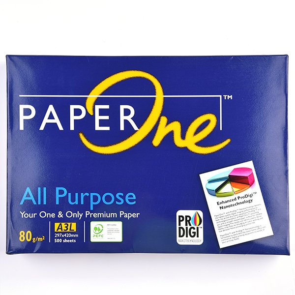 Giấy In PaperOne Khổ A3 Định Lượng 80gsm Ream 500 Tờ
