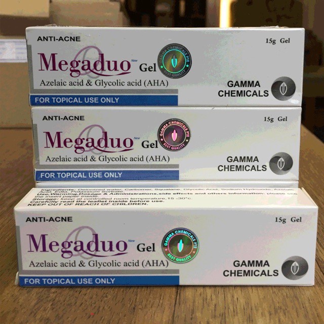 Megaduo Gel giảm mụn ẩn, giảm thâm, dưỡng da - Megaduo AHA - Megaduo Plus 15g