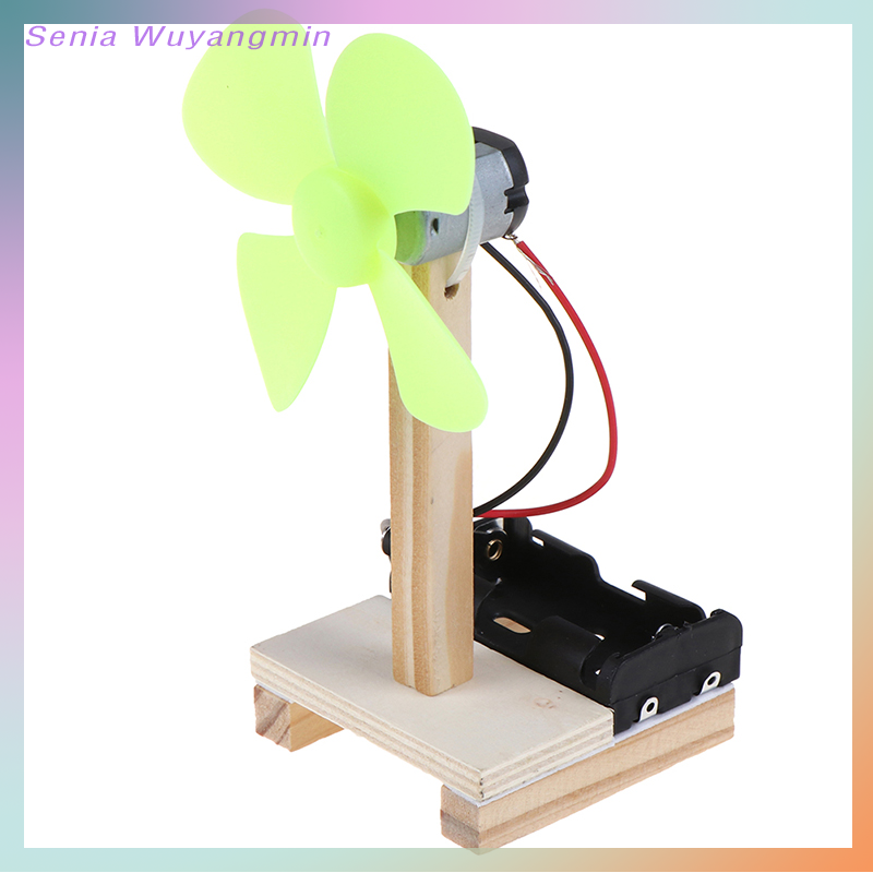 Senia DIY Electric Fan Experiment Model Physics Science Elementary Education Toys