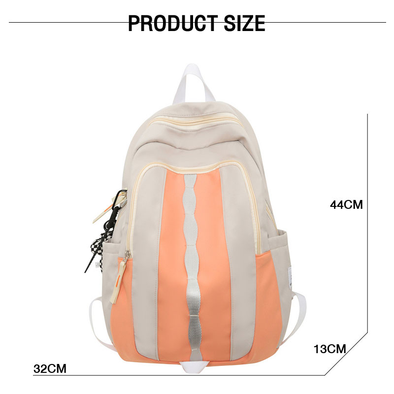 YA ZHOU LONG School bag junior high school student backpack high school college student backpack sweet large capacity backpack (no pendant)