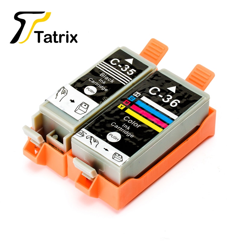 High Quality PGI-35 PGI35 CLI-36 CLI36 Color Compatible Printer Ink Cartridge For Canon PIXMA IP100 Ip110 IP100B TR150 Printer