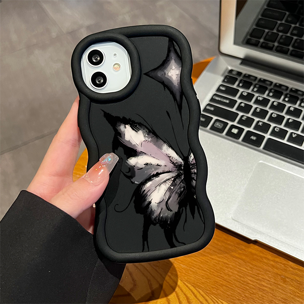 AMORVOR for Tecno Camon 18 Camon 18 P Camon 18T Back Cover Star Butterfly Pattern Luxury Phone Case Macaron Wave Soft Silicone Mobile Cover. 