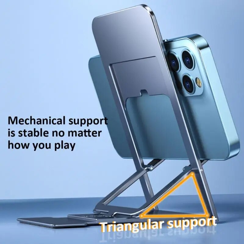 Plastic Tablet Stand for IPhone IPad Desktop Mobile Phone Holder Stand Multi-Angle Folding Mini Phone Holder