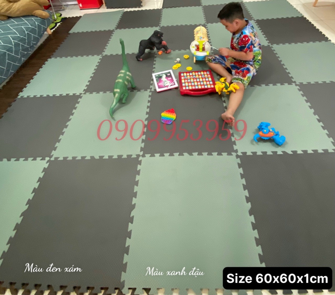 thảm xốp lót sàn size 60x60x1cm
