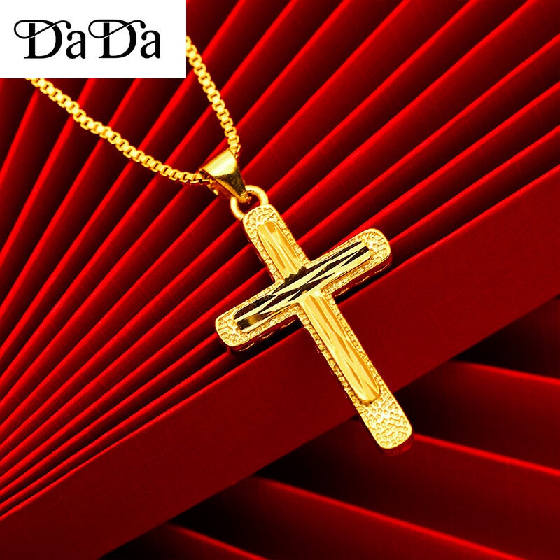 Dây Chuyền Mạ Vàng 18k Mặt Thánh Giá