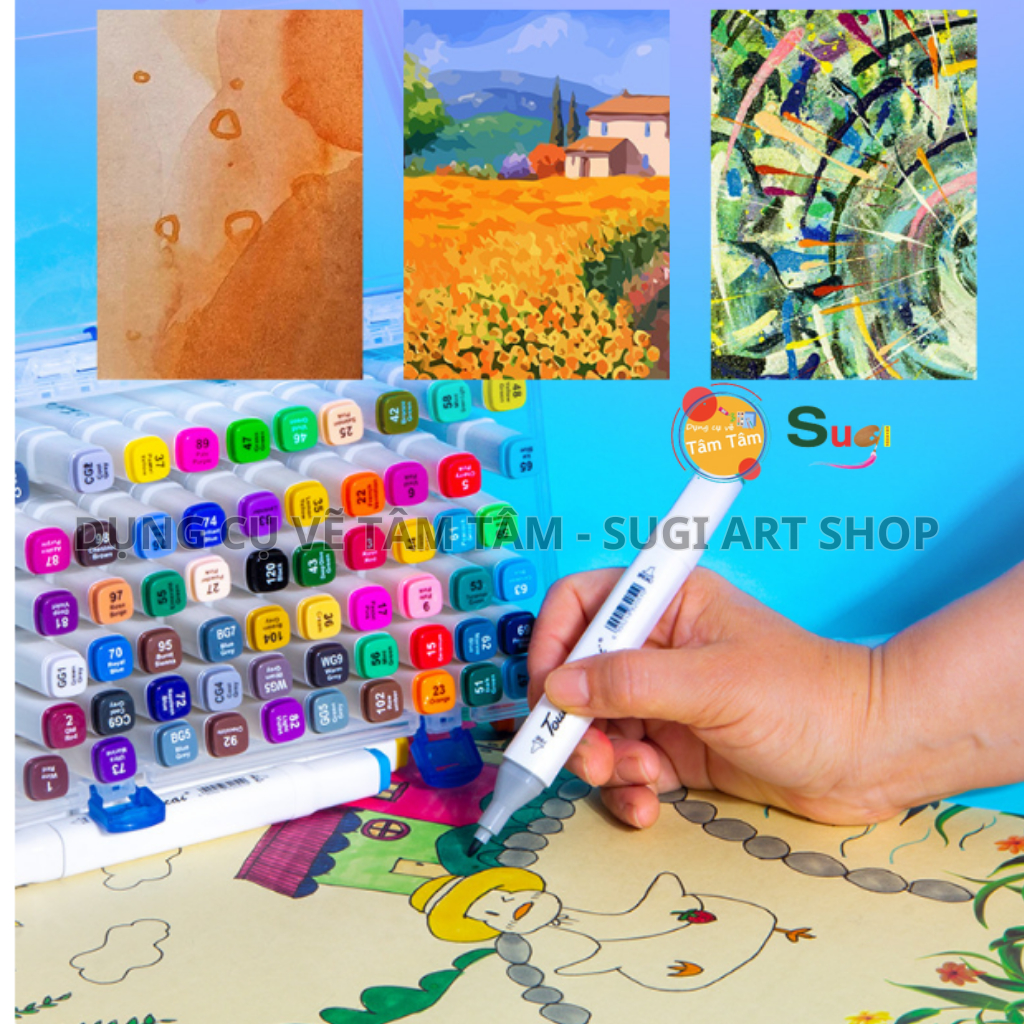 Bộ Marker TOUCHLIIT 24 / 30 / 36 / 48 / 60 / 80 màu