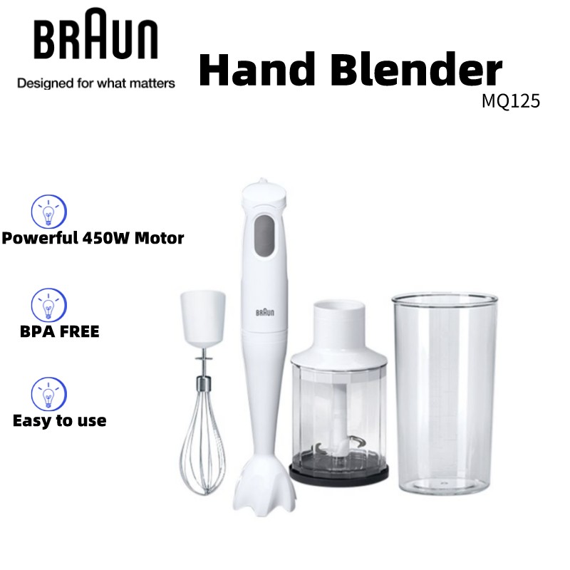 Braun 220V Hand Blender MQ125 | Lazada