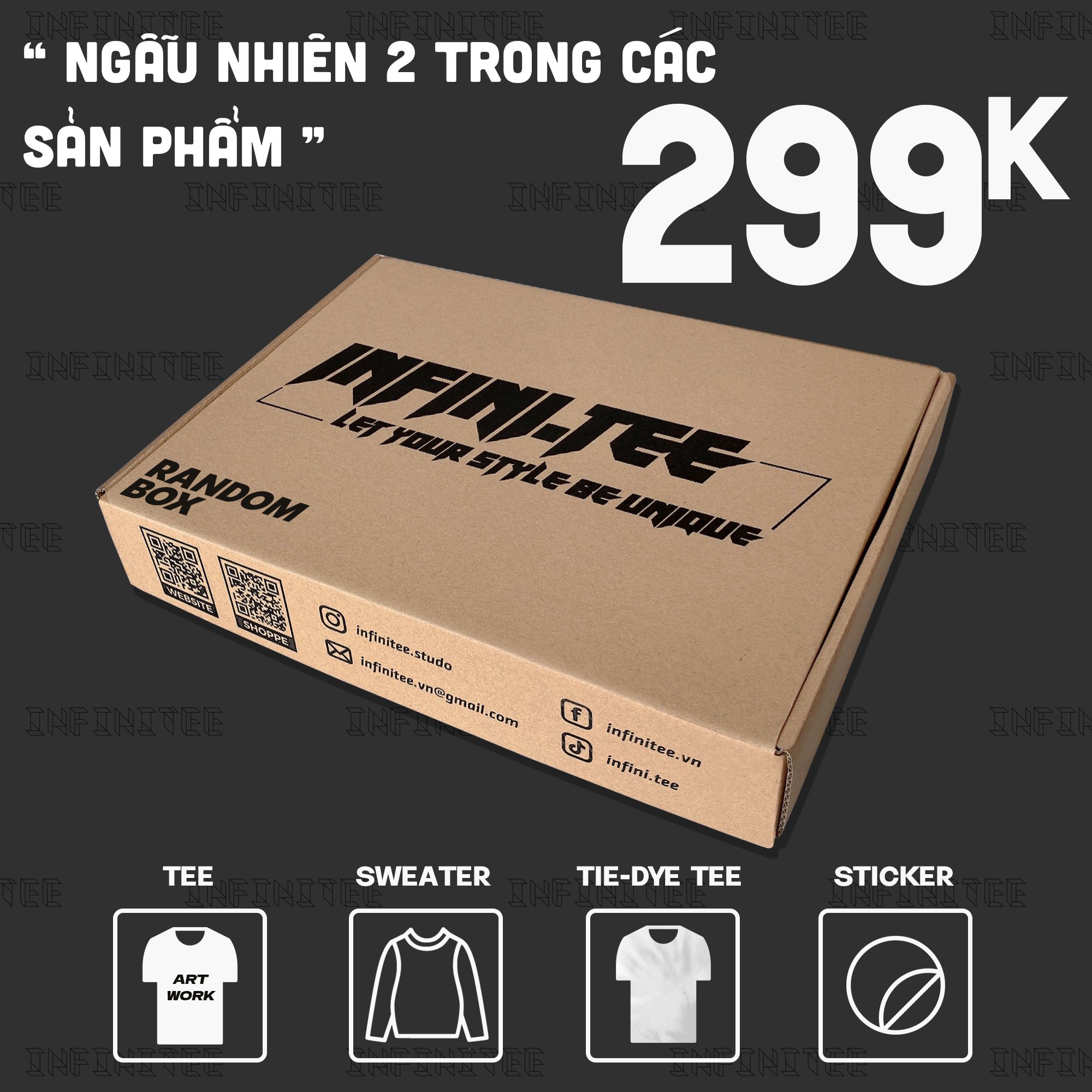 Hộp ngẫu nhiên INFINITEE - Radom Box