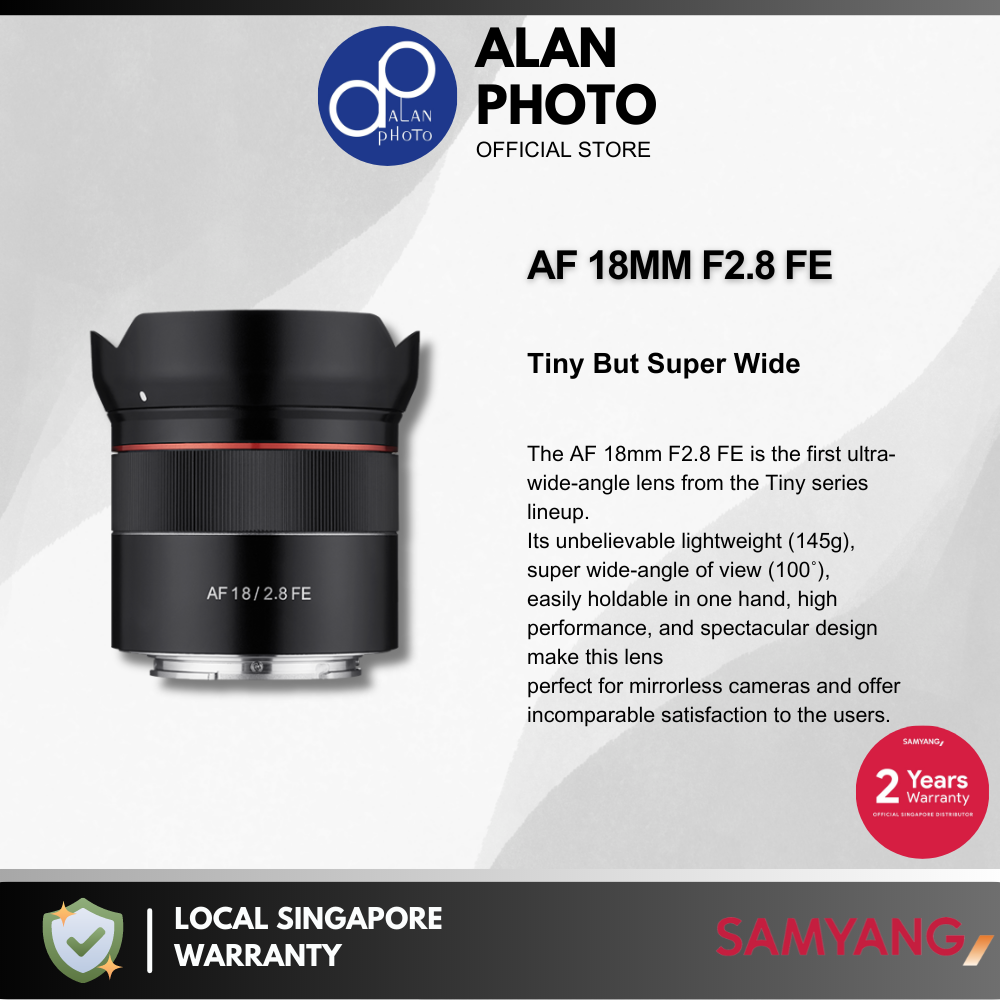 Samyang AF 18mm FE Lens For Sony E Samyang Singapore