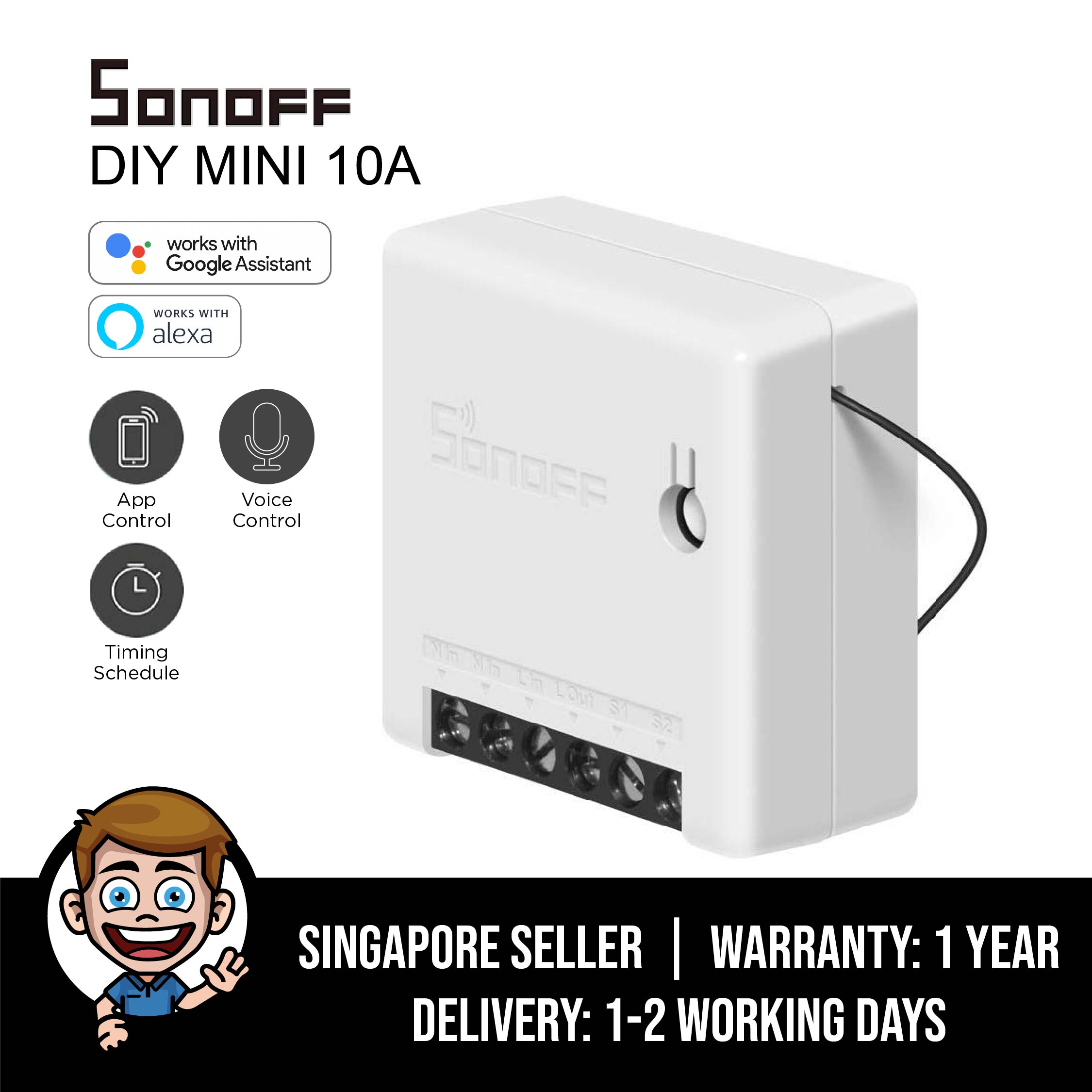 sonoff google home mini