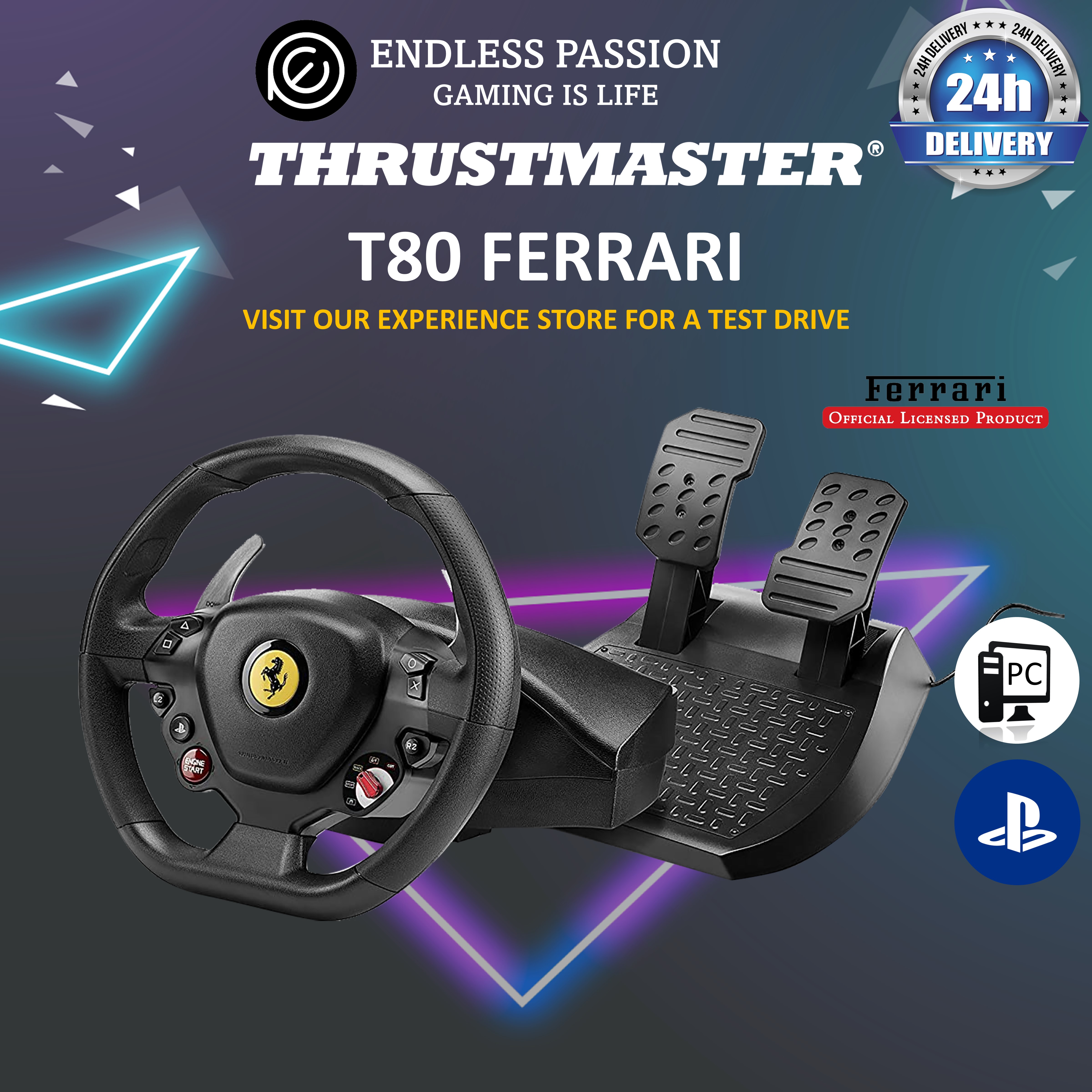 Thrustmaster T80 Ferrari 488 Gtb Edition [ Windows Os/ Ps5®/Ps4® ] –  Robinsons Singapore