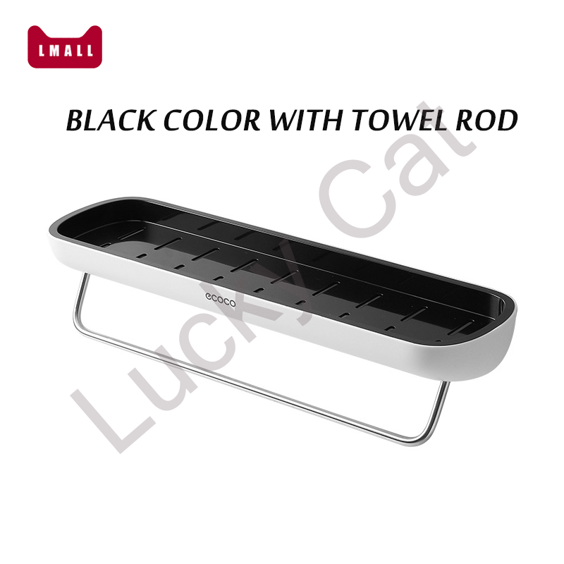 SG stock No Drill Bathroom Toilet Kitchen Storage Shelf Rack Organizer