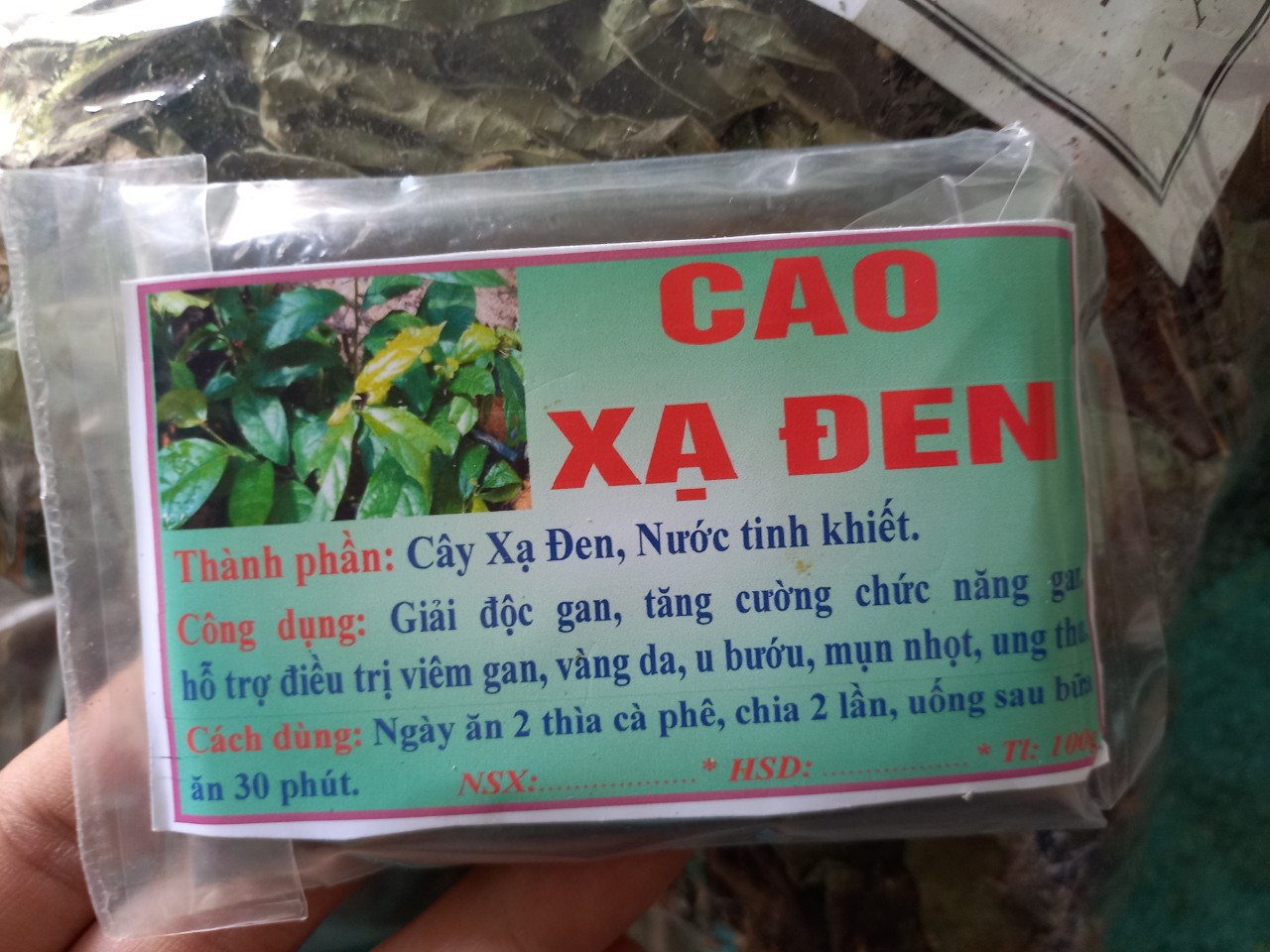 cao xạ đen hòa bình