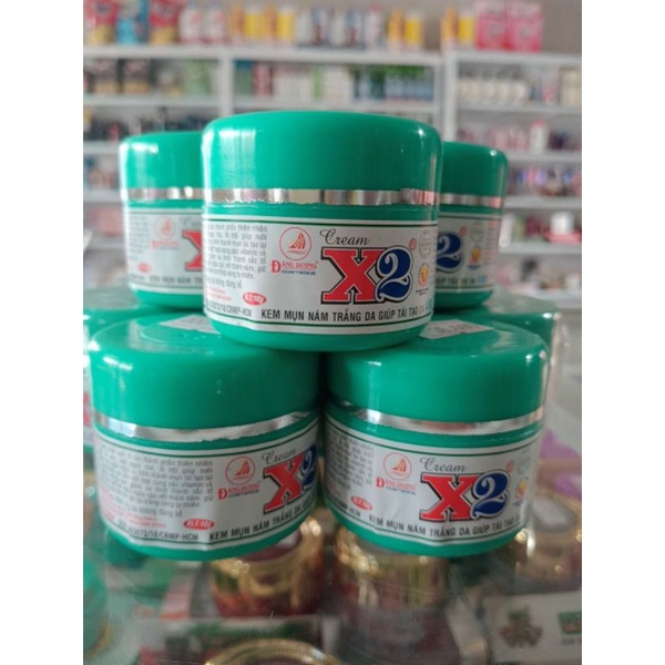 Lốc 6 hộp kem X2 mụn nám trắng da tái tạo 4 in 1