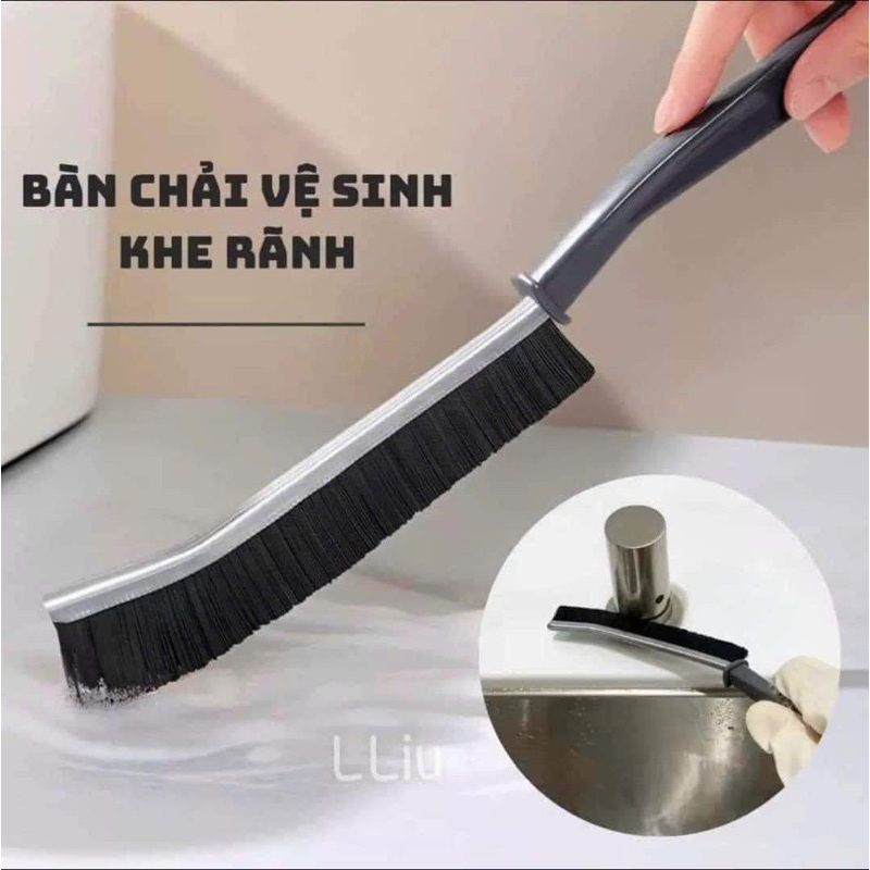 Bàn chải vệ sinh khe hở đa năng, bàn chải cọ nhà vệ sinh, nhà bếp