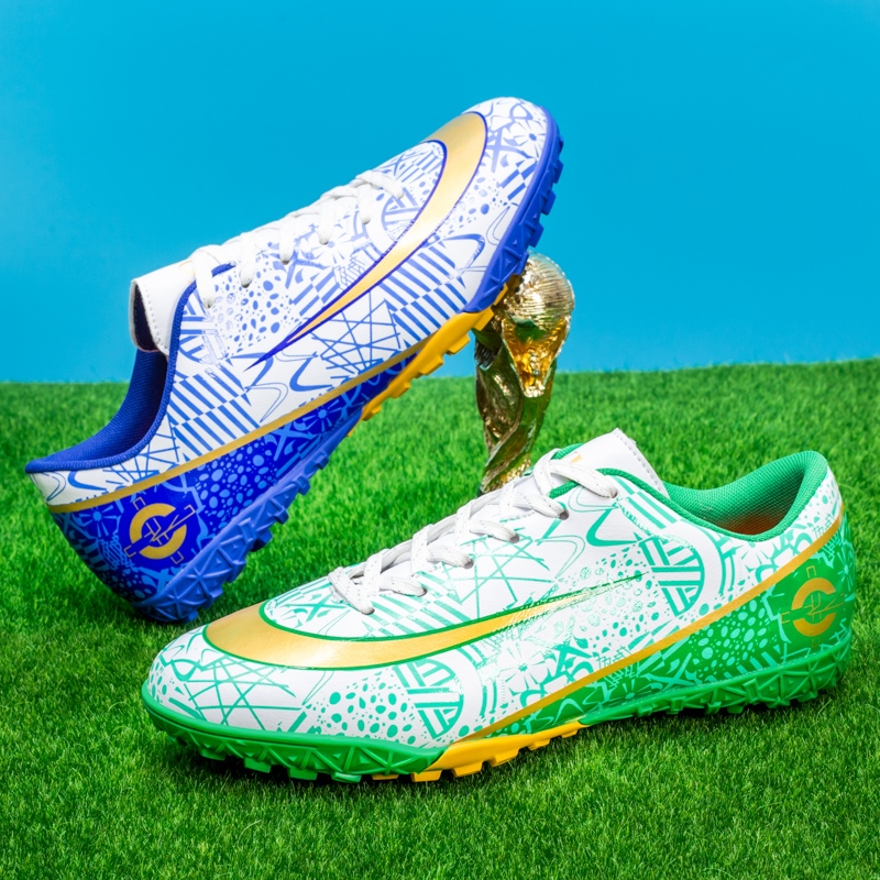 Mizuno Official flagship store mizuno cristiano ronaldo assassin 145 soccer shoes for men and women long AG broken screw TF high help children