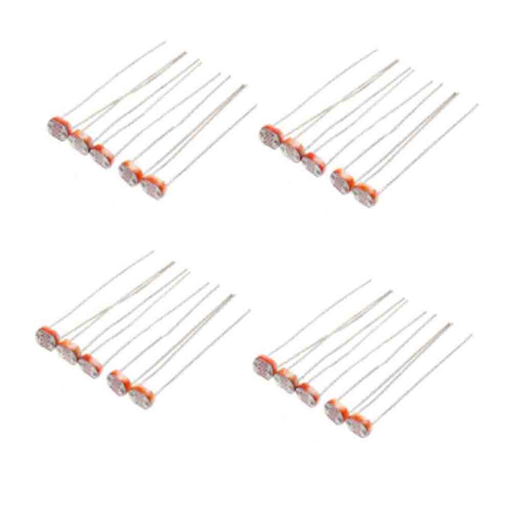 20PCS x 5539 Light Dependent Resistor LDR 5MM Photoresistor wholesale and retail Photoconductive resistance