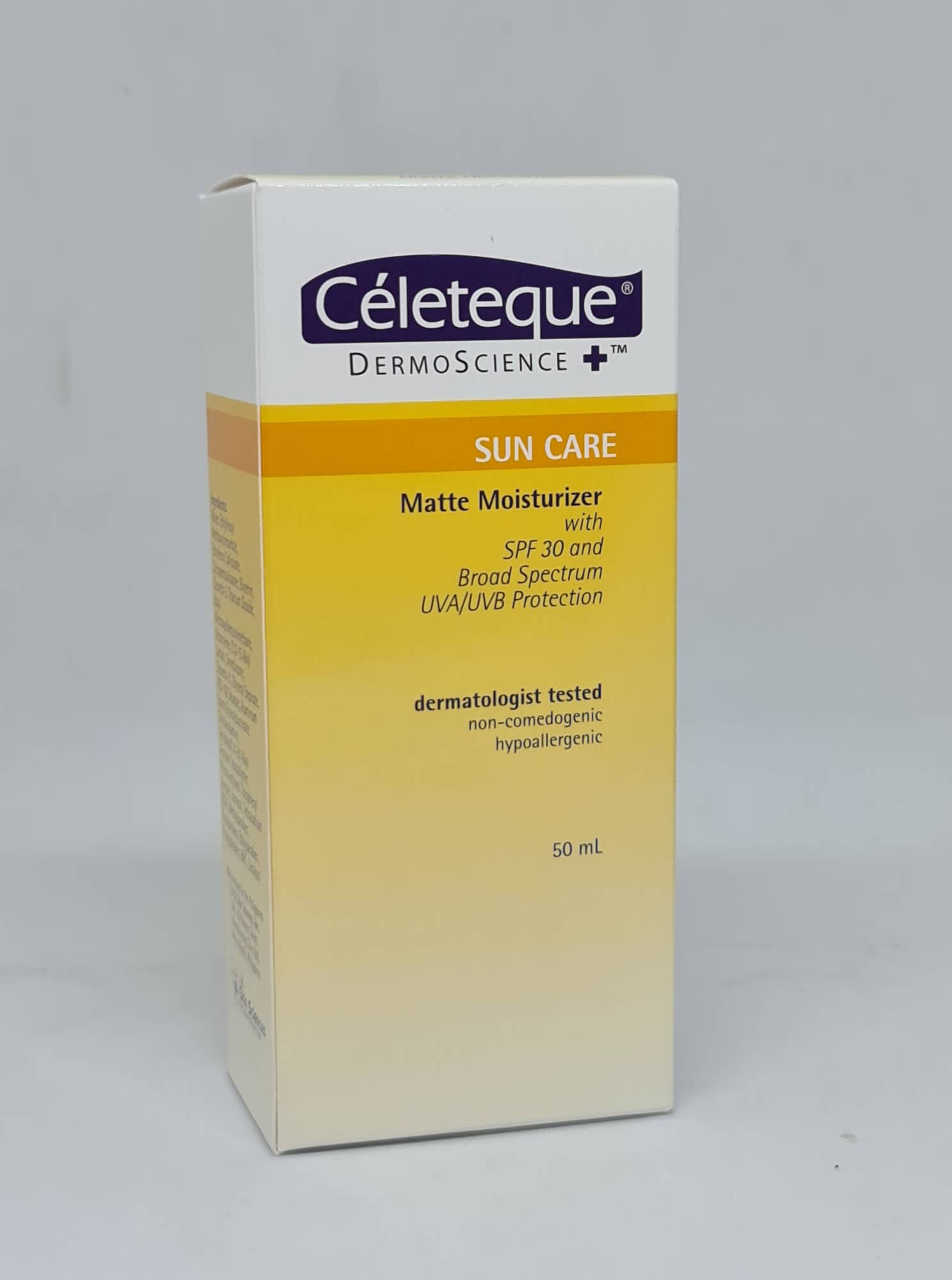 celeteque suncare matte moisturizer ingredients