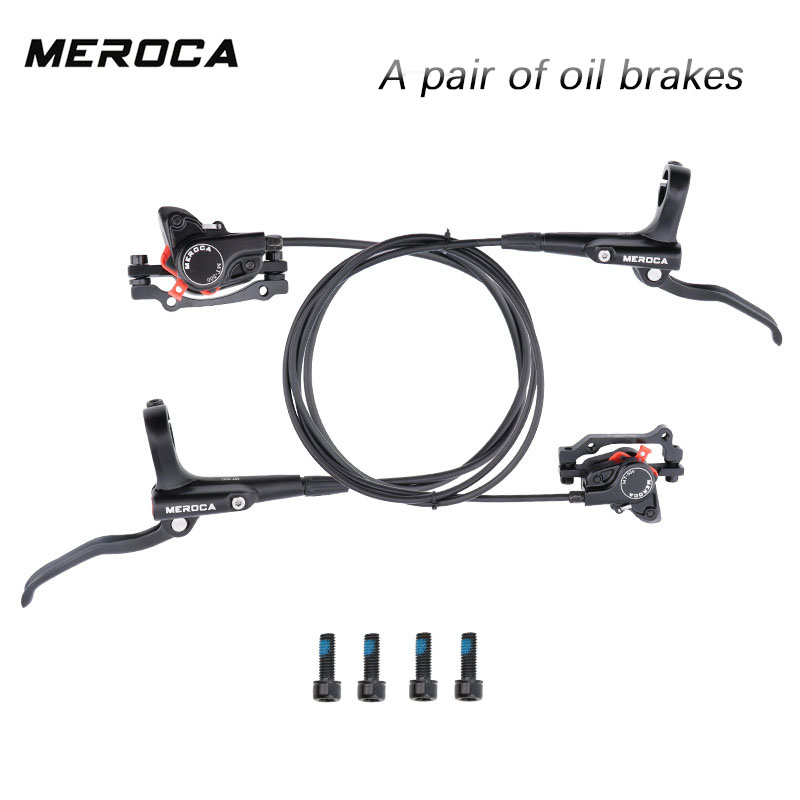 MEROCA Mt500 Aluminum Alloy Bicycle Hydraulic Brake For MTB 160mm Rotor ...