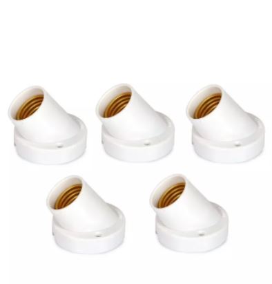 Đui đèn xéo tiêu chuẩn gắn tường E27