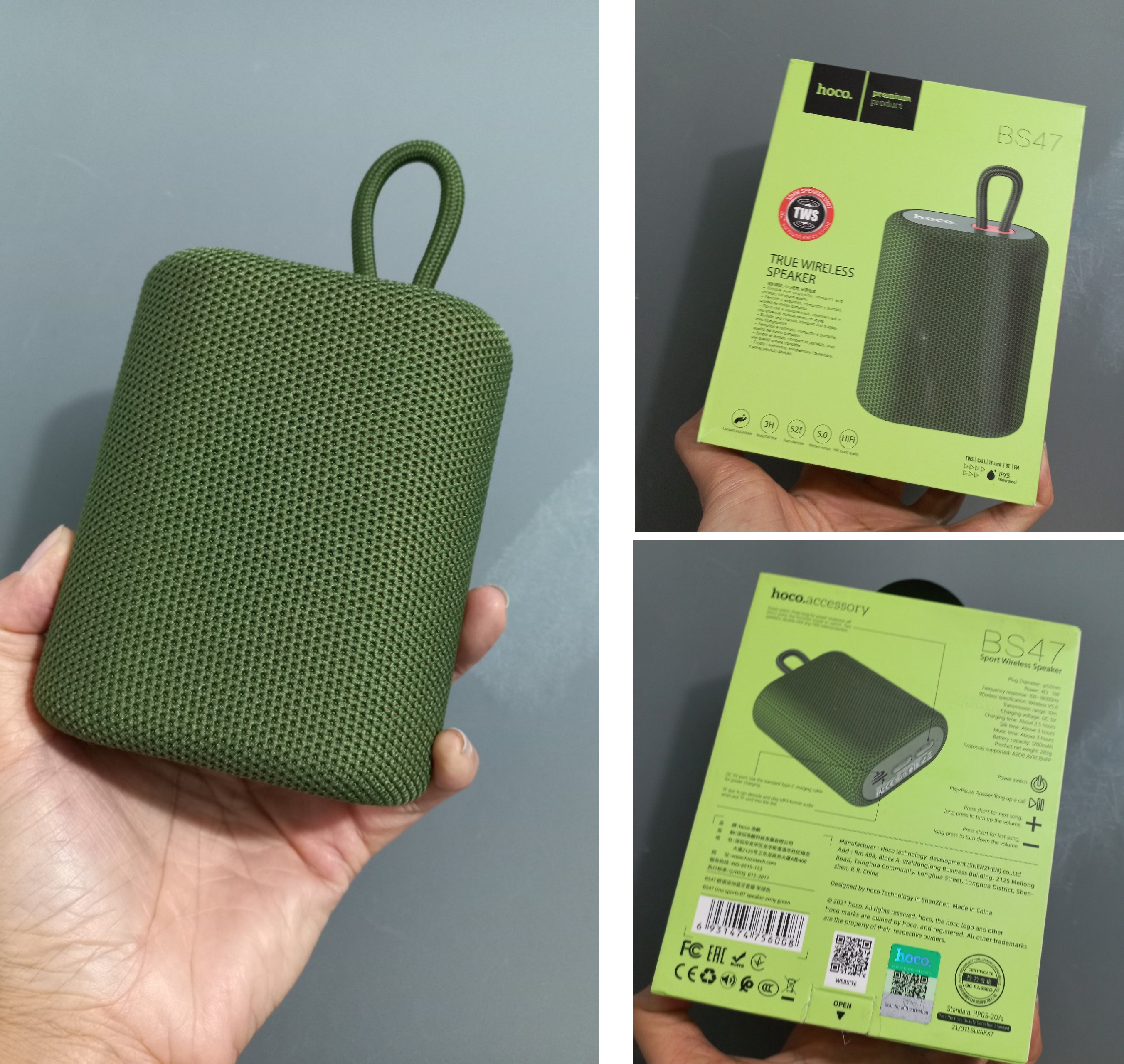 Loa bluetooth hỗ trợ TWS hoco BS47