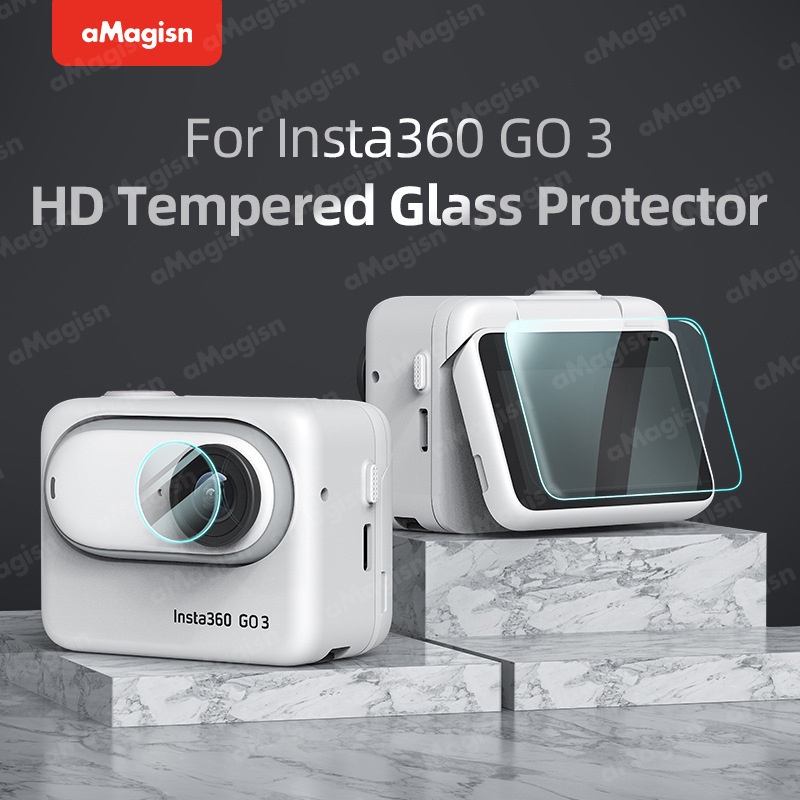 Đối với insta360 Go 3 屏幕鋼化膜保護膜運動相機配件