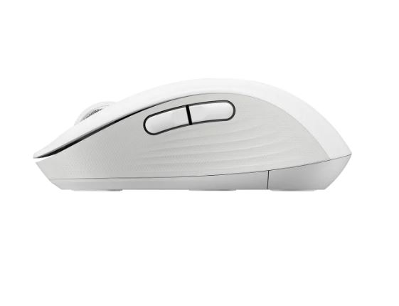 Chuột Không dây Bluetooth + Wireless Logitech Signature M650L (Size L) Màu Trắng Chính Hãng