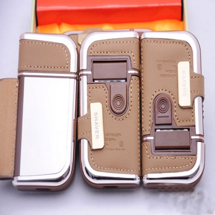 Máy cạo râu cho nam Boteng RSCW-V1,máy cạo râu khô sạc điện cầm tay 2 trong 1 kèm gương soi đa năng có hộp đựng