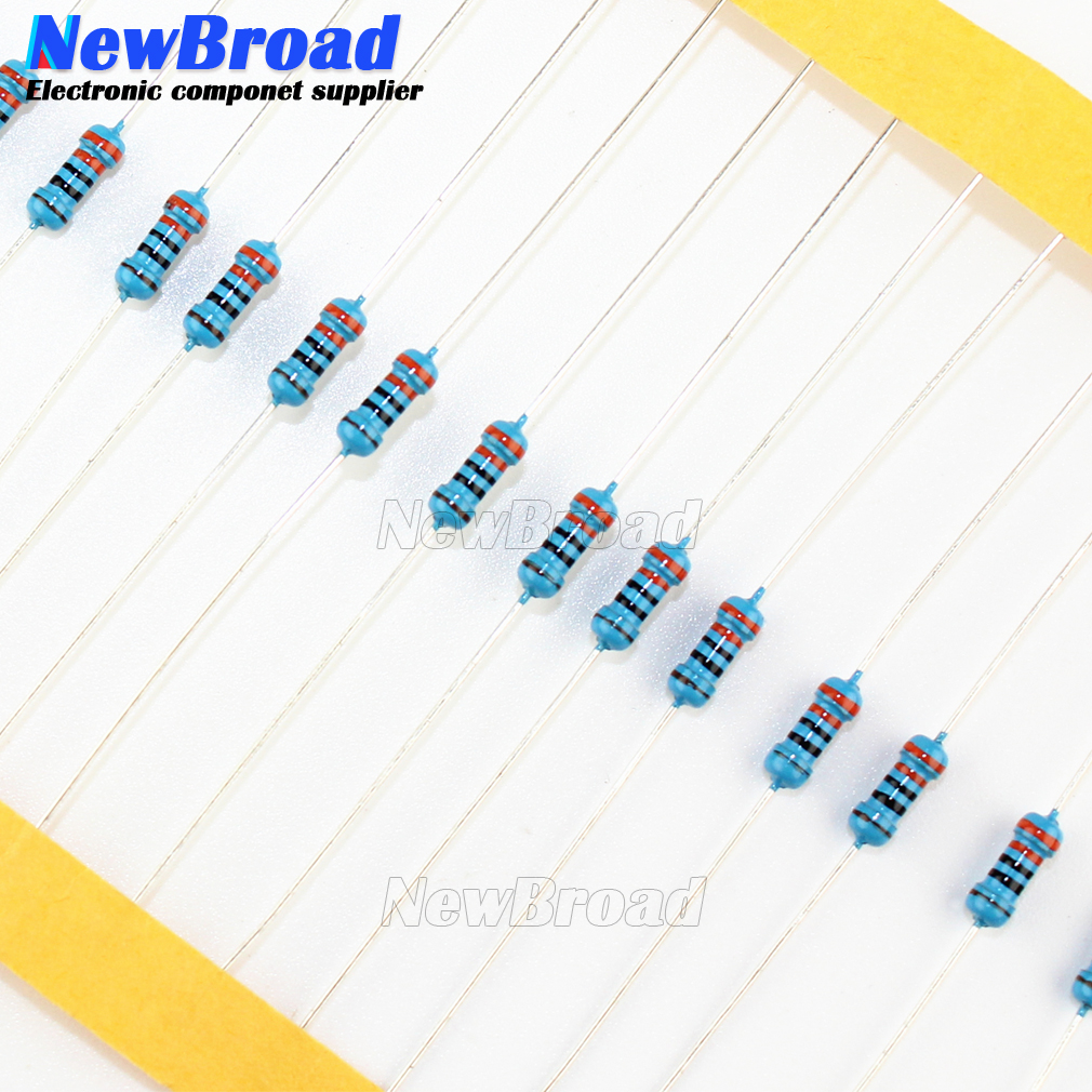 【In-Stock】 100pcs 470 Ohms 1/4W 470R Metal Film Resistor 470Ohm 0.25W 1% ROHS