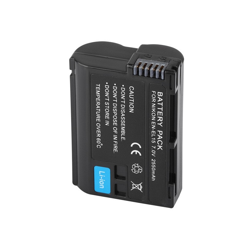 Pin máy ảnh nikon en-el15 2550mah cho nikon d7000 d7100 d800 d800e d600 d610 d810 d7200 v1 d500