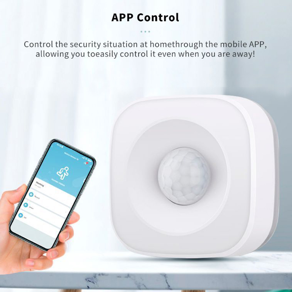 Tuya ZigBee cảm biến chuyển động PIR không dây cơ thể con người chuyển động dò hồng ngoại Detector nhà báo động an ninh cuộc sống thông minh ứng dụng